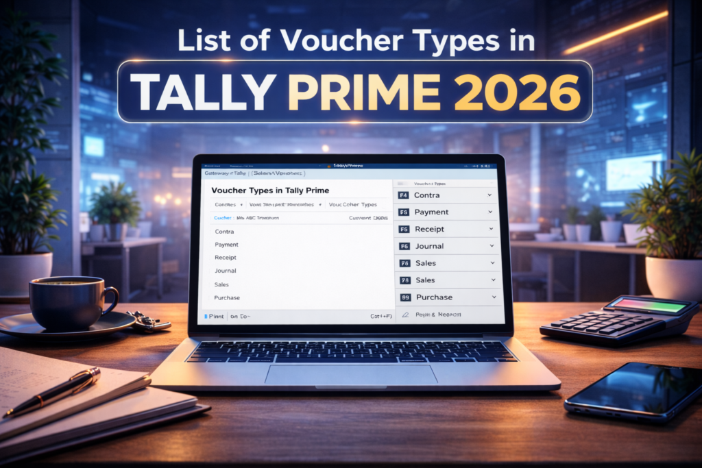 List of Voucher Types in Tally Prime 2026: The Ultimate Professional Guide