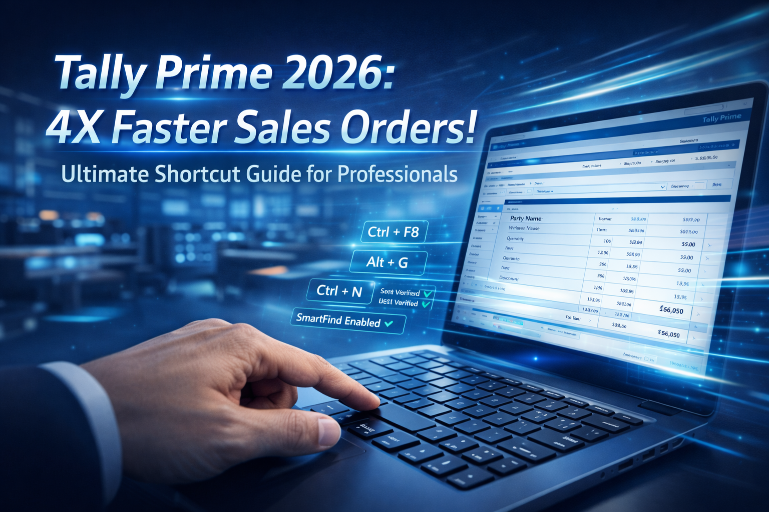 Tally Prime Sales Order Shortcut Key 2026