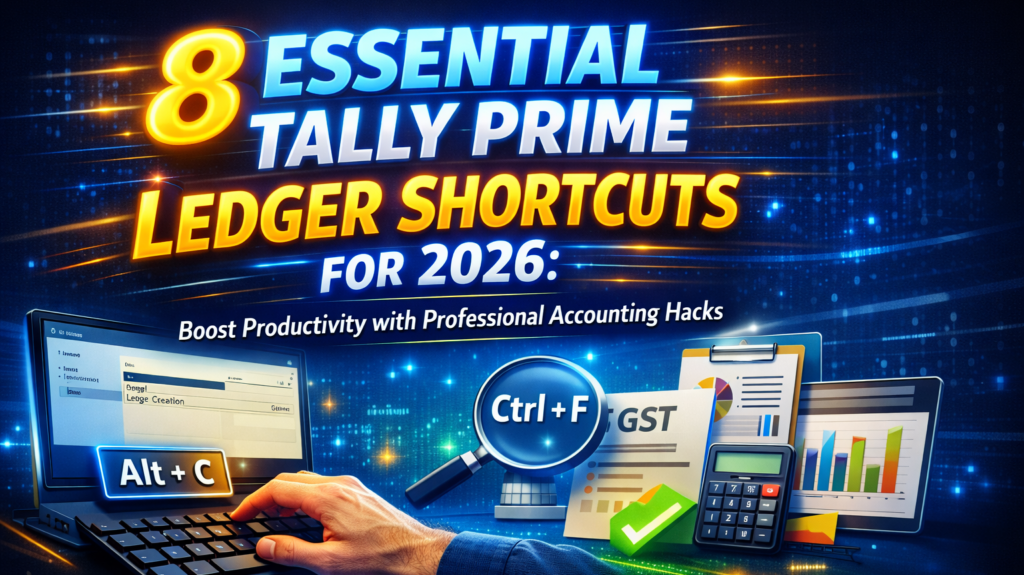 8 Essential Tally Prime Ledger Shortcuts for 2026: Boost Productivity with Professional Accounting Hacks