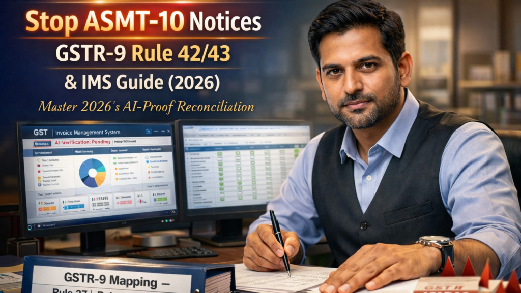 Stop ASMT-10 Notices: GSTR-9 Rule 42/43 & IMS Guide (2026)