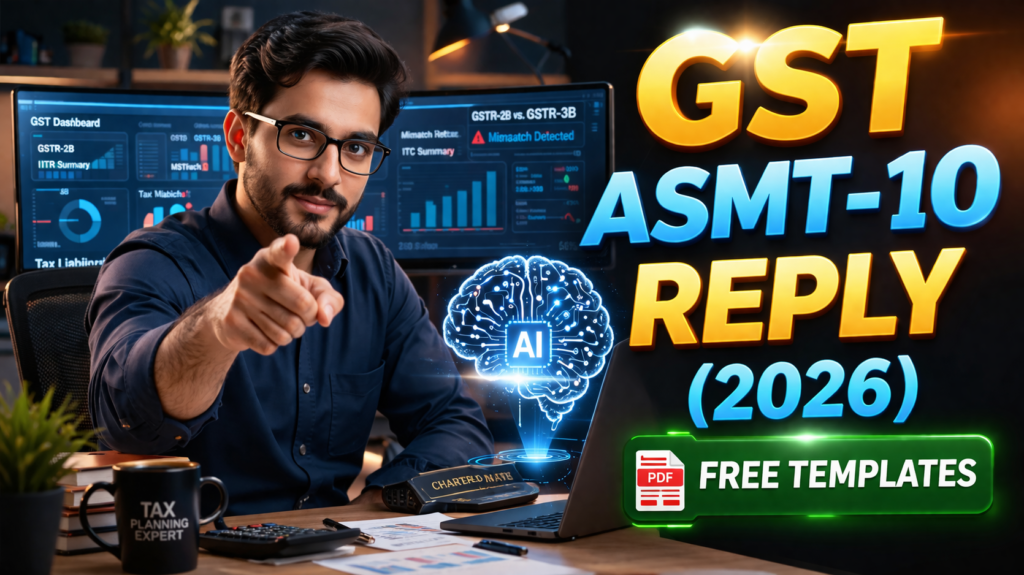How to Reply to GST ASMT-10 (2026): AI-Drafting Guide & Templates
