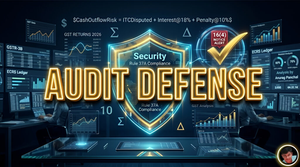 Rule 37A Reversals & ECRS Ledger: How to Defend 16(4) Notices with 5 Audit Formulas