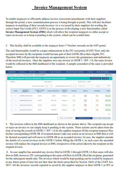 GST Invoice Management System Dashboard Preview
