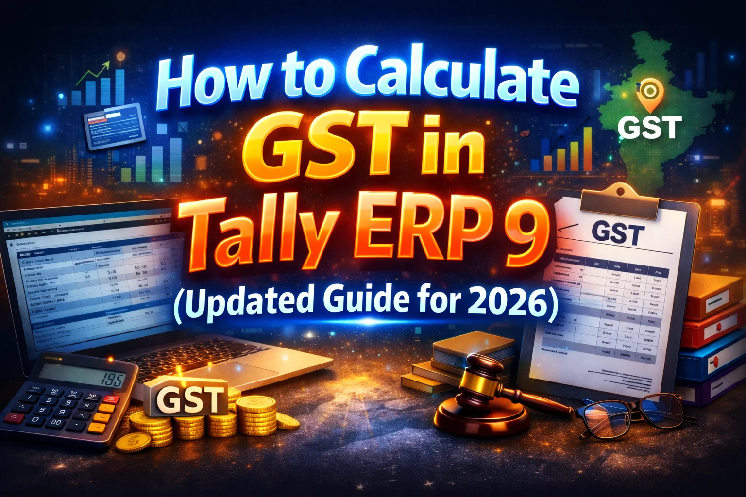 How to Calculate GST in Tally ERP 9 (Updated Guide for 2026)