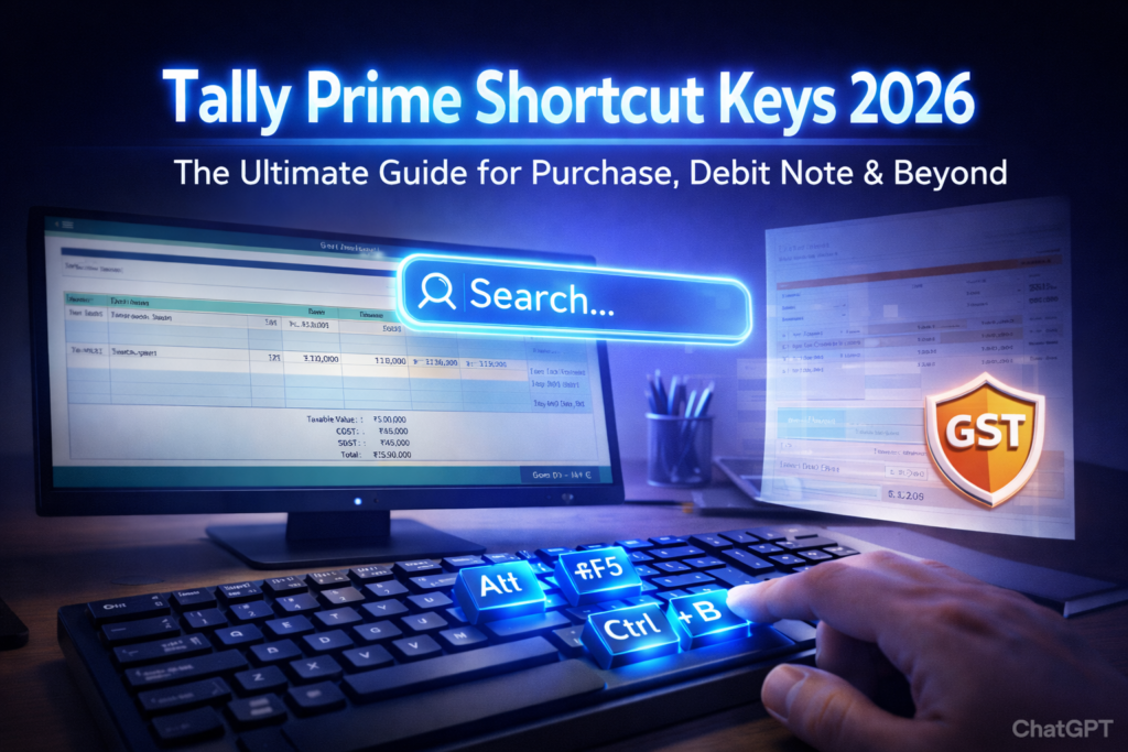 Tally Prime Shortcut Keys 2026: The Ultimate Guide for Purchase, Debit Note & Beyond