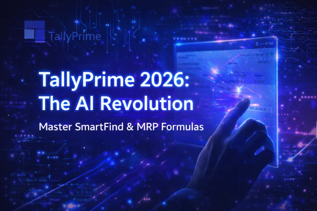 TallyPrime Vouchers 2026: Master the New AI-SmartFind & MRP Formulas (Step-by-Step)