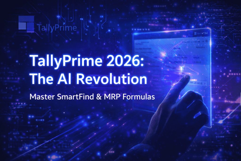 TallyPrime Vouchers 2026: Master the New AI-SmartFind & MRP Formulas (Step-by-Step)