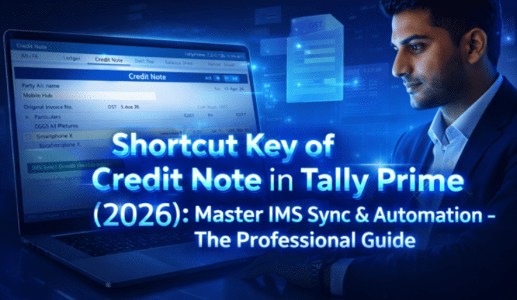 Shortcut Key of Credit Note in Tally Prime (2026): Master IMS Sync & Automation – The Professional Guide