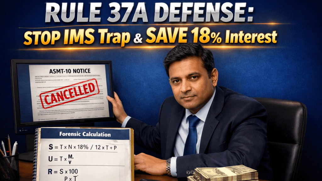 Rule 37A Defense: How to Use Section 50(3) Formulas to Save ITC from IMS AI Notices