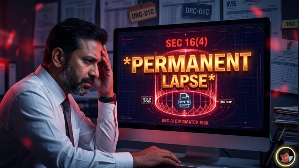 Sec 16(4) Permanent ITC Lapse: How IMS Traps Trigger Automatic DRC-01C
